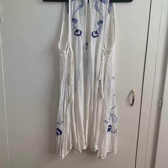 Free People Adelaide Festival Slip Dress Ivory SM - Picture 4 of 6